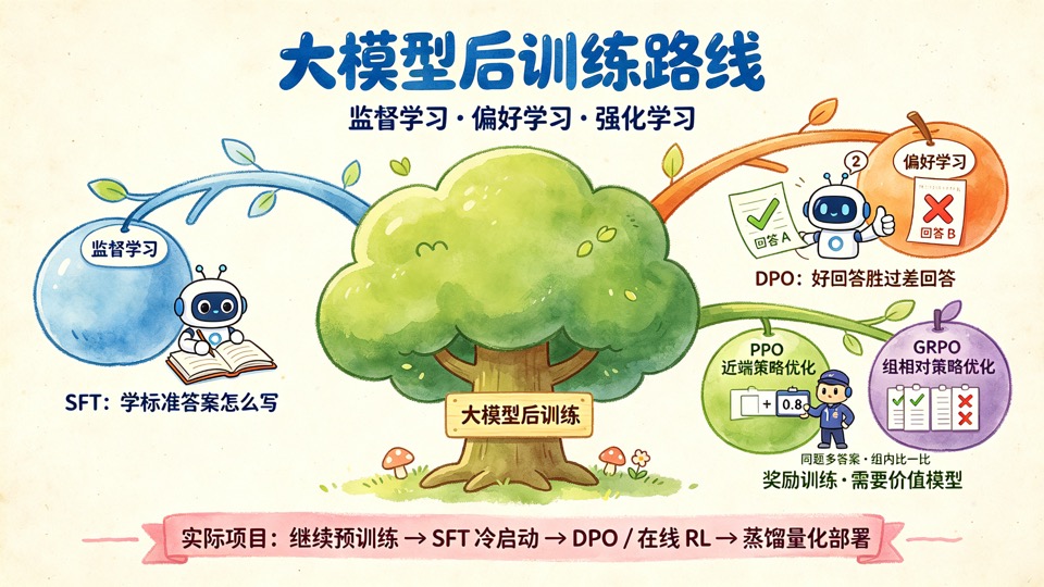 大模型训练基础(3)-常用后训练方法